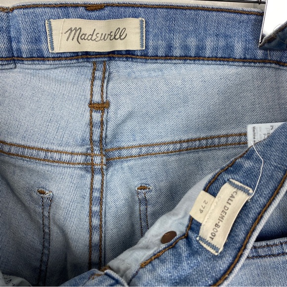 Madewell light wash Cali Demi-boot jeans 27P - Picture 5 of 8